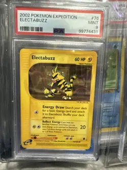 Pokemon Expedition Base Set Electabuzz Card 76/165 2002 - Image 1