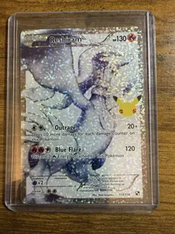 Pokemon TCG Reshiram Celebrations Classic Collection Card 113/114 NM/M Condition - Image 1