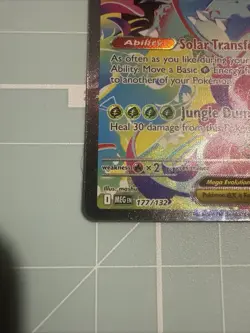 Pokemon TCG Mega Venusaur EX Card 177/132 English, Near Mint Condition - Image 2