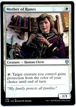 MTG Mother of Runes Commander Legends: Battle for Baldur's Gate Pack Fresh nm - Image 1