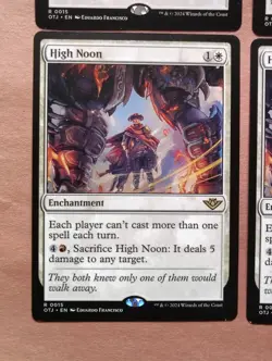4x High Noon **NEAR MINT** **NEVER PLAYED** MTG - Image 5