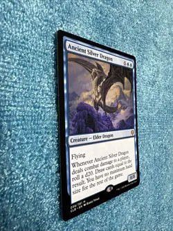 Ancient Silver Dragon Commander Legends: Battle for Baldur's Gate #056 Mythic NM - Image 2