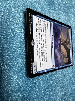 Ancient Silver Dragon Commander Legends: Battle for Baldur's Gate #056 Mythic NM - Image 3