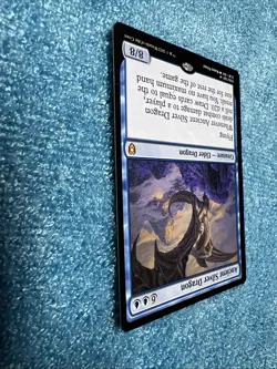 Ancient Silver Dragon Commander Legends: Battle for Baldur's Gate #056 Mythic NM - Image 4