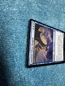 Ancient Silver Dragon Commander Legends: Battle for Baldur's Gate #056 Mythic NM - Image 5