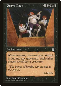 Grave Pact 1x MtG Stronghold STH SP/NM - Image 1