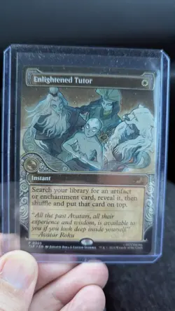 1x Enlightened Tutor Showcase NM - TLA Avatar EDH Magic MTG x1 - Image 1