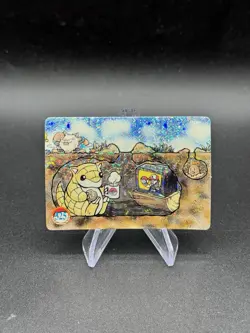 Sandshrew Holo Pokemon Vintage Pocket Monsters Vending Prism Sticker 325 - Image 1