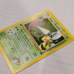 Pokemon Koga's Beedrill Gym Challenge 9/132 1st Edition Holo Rare 80 HP - Image 2