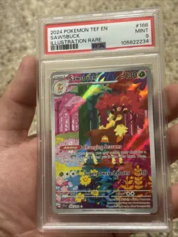 Pokemon TCG SEQUENTIAL Deerling & Sawsbuck 165 166 Temporal Forces PSA 9 - Image 3