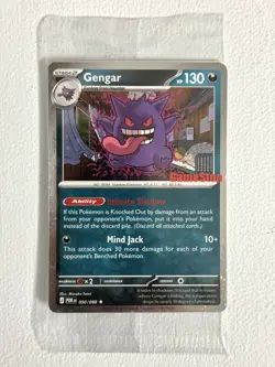 Pokemon TCG Gengar Gamestop Exclusive Stamped Promo Perfect Order Sealed MINTY - Image 1