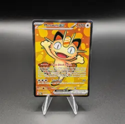 Meowth ex 107/088 ERROR FULL ART ULTRA RARE HOLO Perfect Order Me03 Pokemon EN - Image 1