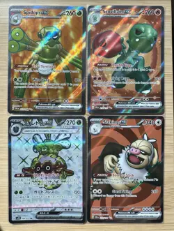 Pokemon TCG Full Art EX Lot Of 4 (Spidops Scovillain Slaking Forretress) NM ✨ - Image 1