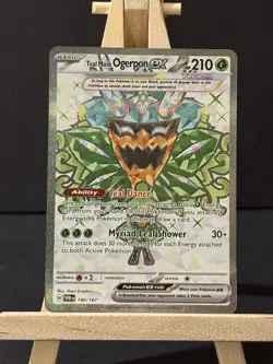 Pokemon Sv06 Twilight Masquerade Teal Mask Ogerpon EX 190/167 Holo Ultra Rare - Image 1