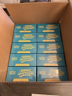 SEALED CASE-Pokemon TCG Mega Evolution Ascended Heroes Elite Trainer 10 Boxes - Image 4