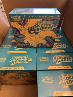 SEALED CASE-Pokemon TCG Mega Evolution Ascended Heroes Elite Trainer 10 Boxes - Image 5