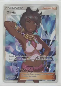 Full Art - Olivia Pokemon Sun & Moon Crimson Invasion #111 - Image 1