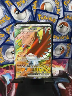 Ethan’s Ho Oh Ex Pokemon Destined Rivals Full Art Holo 209/182 - Image 1