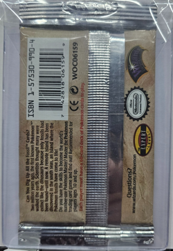 Pokemon TCG Fossil Booster Pack Unlimited 1999 WOTC Lapras Art Sealed Long Crimp - Image 2