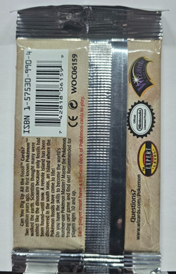 Pokemon TCG Fossil Booster Pack Unlimited 1999 WOTC Lapras Art Sealed Long Crimp - Image 4