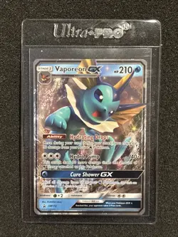 Vaporeon GX SM172 Holo Ultra Rare Black Star Promo NM Pokemon TCG - Image 1