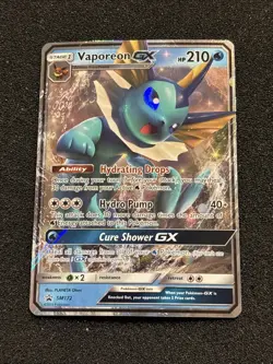 Vaporeon GX SM172 Holo Ultra Rare Black Star Promo NM Pokemon TCG - Image 2