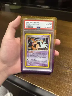 Pokemon 2005 EX Deoxys Deoxys 16/107 Reverse Holo Rare PSA 10 - Image 1