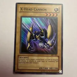 X-Head Cannon Super Rare MFC-004 Unlimited Yu-Gi-Oh! TCG Played See Photos - Image 1