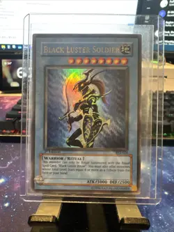 YuGiOh Black Luster Soldier SYE-024 Ultra Rare 1st Edition - Image 1