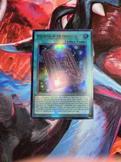Yugioh! Spellbook of the Grand Circle CH02-EN028 Ultra Rare 1st Edition NM - Image 1