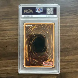 2002 Yu-Gi-Oh! Blue-Eyes White Dragon SDK-001 Ultra Rare PSA 8 MINT - Image 2