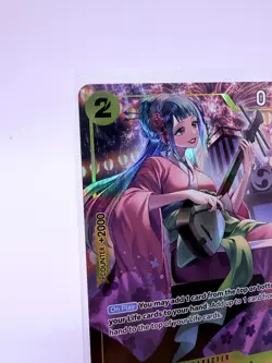 One Piece Card Game Kouzuki Hiyori OP06-106 SR Alt Art English Near Mint - Image 3