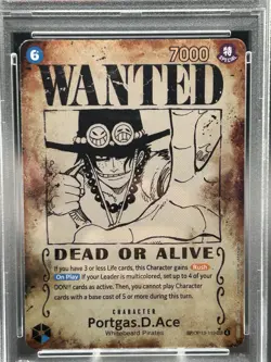 Portgas.D.Ace (119) (Wanted Poster) OP13-119 Carrying On His Will Error - PSA 10 - Image 3