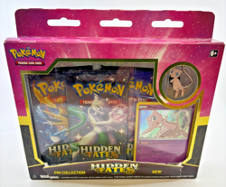 Pokemon Cards - SEALED Hidden Fates Pin Collection - Mew - Small Rip - Image 1