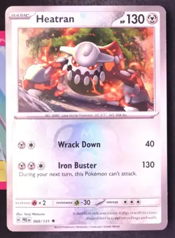 Heatran 068/131 Master Ball - Pokemon Prismatic Evolutions Uncommon Card - Image 1
