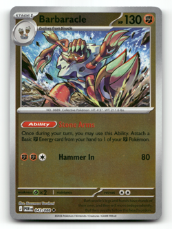 Barbaracle 043/088 Reverse Holo - Perfect Order - Pokemon Card NM/M - Image 1