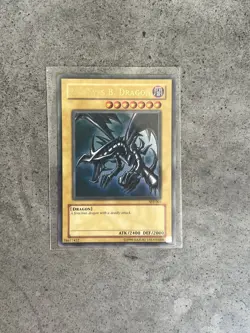 Carte Card Yu-Gi-Oh Konami 1996 Red Eyes B.Dragon SDJ-001 Holo Tb Bon Etat En - Image 1