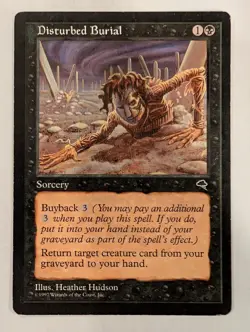 Disturbed Burial - Magic the Gathering MTG Tempest - Image 1