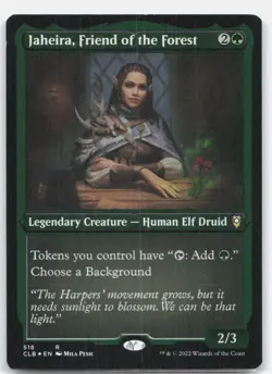 Jaheira, Friend of the Forest (Foil Etched) *Foil* CLB 518 NM - Image 1