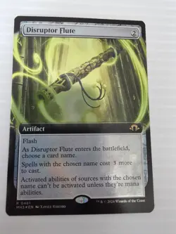 MTG - Disruptor Flute - Extended Art - Artifact - MH3 #461 - Rare - Image 1