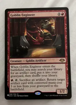 MTG Magic The Gathering Goblin Engineer *NP - Image 1