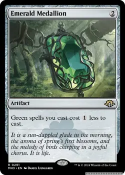 Emerald Medallion [MH3 - 291] - NM [Foil] TCG MTG - Image 1