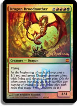 1x Dragon Broodmother - Foil - Prerelease Promo Light Play, English Prerelease P - Image 1