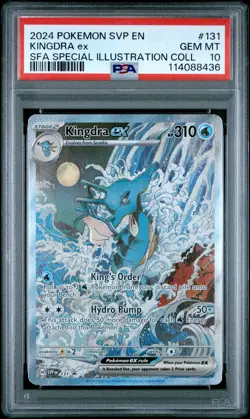 PSA 10 Kingdra Ex Special Illustration 131 2024 Pokemon SVP EN Promo - Image 1