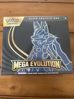 Pokemon TCG – Mega Evolution ETB Elite Trainer Box Lucario- New / Factory Sealed - Image 1