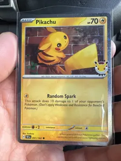 Pikachu 051 /162 Stamped 2026 Pokemon Day 30 Promo TCG MINTYYY - Image 1