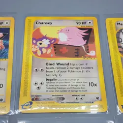 Pokemon Cards Lot Of 6 Cards - Expedition (2002) Haunter, Chansey, Meowth & More - Image 3