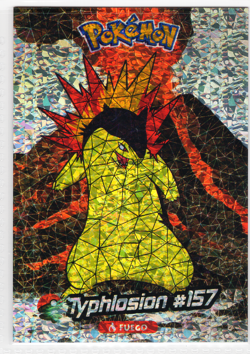 CRYSTAL CARD COLLECTION * TYPHLOSION #157 - CRACKED ICE - POKEMON - Image 1