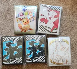 Pokemon ETB Sleeves Mixed Lot Of 5 - Image 1