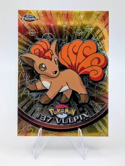 2000 Topps Chrome Pokemon: Vulpix #37 - NM - Image 1